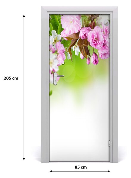 Fototapeta samolepiace jarné kvety 85x205 cm