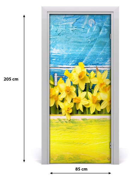 Fototapeta samolepiace narcisy 85x205 cm