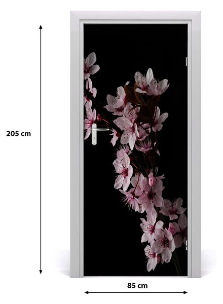 Fototapeta samolepiace kvety višne 85x205 cm