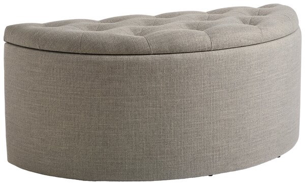 TABURETKA, textil, kompozitné drevo, 100/44/42 cm MID.YOU - Online Only drobný nábytok, Online Only