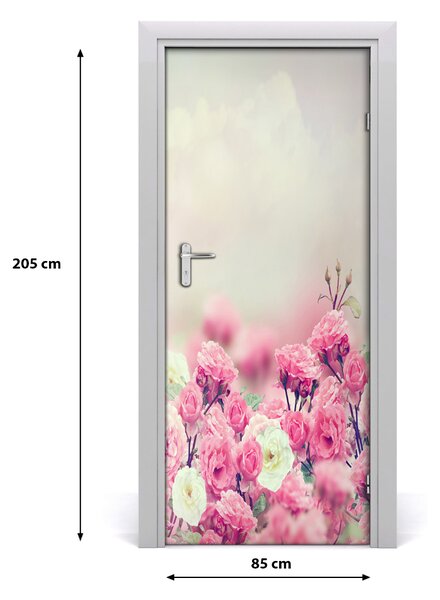 Fototapeta samolepiace divoká ruža 85x205 cm