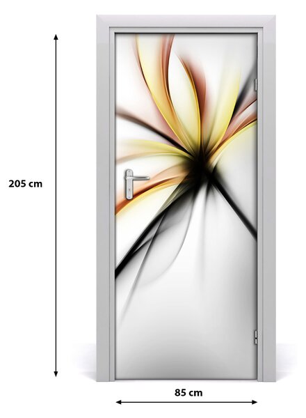Fototapeta samolepiace abstraktné kvetina 85x205 cm