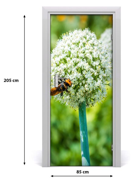 Fototapeta samolepiace kvet cesnaku 85x205 cm