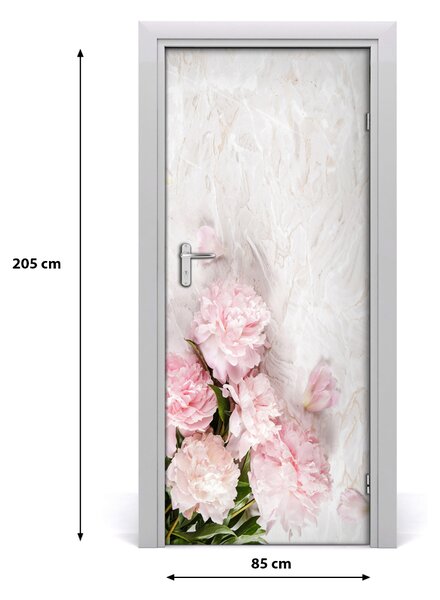 Fototapeta samolepiace pivonky mramor 85x205 cm