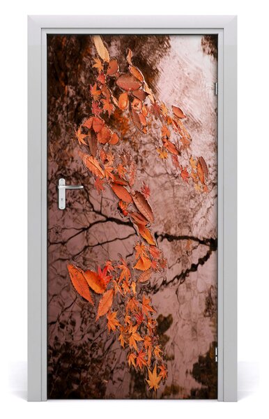 Fototapeta samolepiace jesenné lístie 95x205 cm