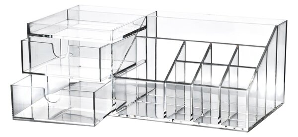 Bathlab Kozmetický organizér BEA 24x9x12 cm číry