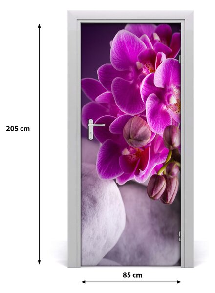 Fototapeta samolepiace ružová orchidea 85x205 cm