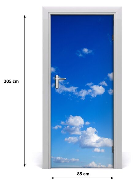 Fototapeta na dvere mraky na nebi 85x205 cm