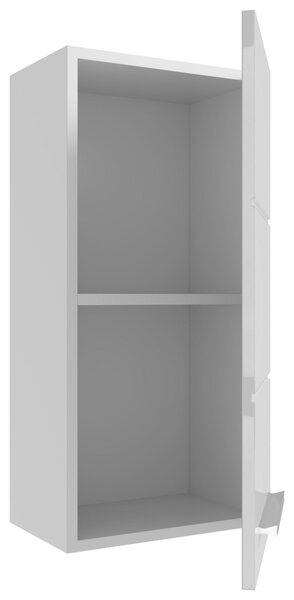 ZÁVESNÁ SKRINKA, biela s vysokým leskom, biela, 34/70/23 cm MID.YOU - Kúpeľňové skrinky, Online Only