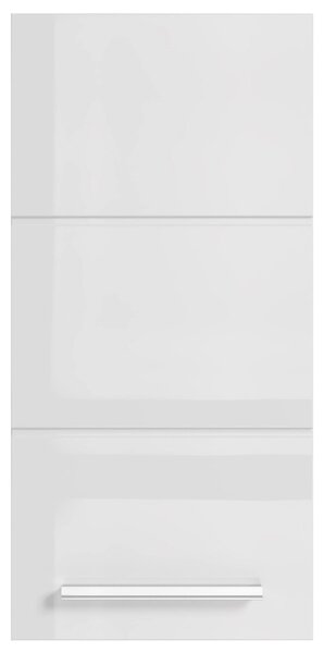 ZÁVESNÁ SKRINKA, biela s vysokým leskom, biela, 34/70/23 cm MID.YOU - Kúpeľňové skrinky, Online Only