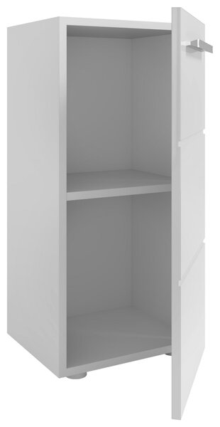 SPODNÁ SKRINKA, biela s vysokým leskom, biela, 34/72/31 cm MID.YOU - Kúpeľňové skrinky, Online Only