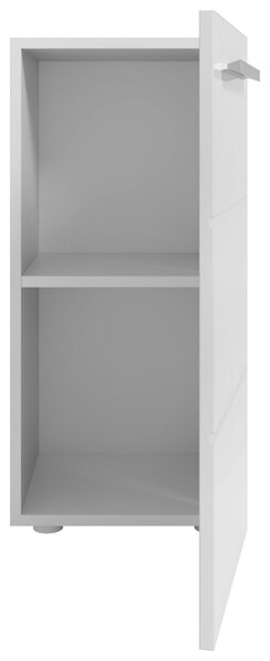 SPODNÁ SKRINKA, biela s vysokým leskom, biela, 34/72/31 cm MID.YOU - Kúpeľňové skrinky, Online Only