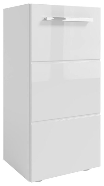 SPODNÁ SKRINKA, biela s vysokým leskom, biela, 34/72/31 cm MID.YOU - Kúpeľňové skrinky, Online Only