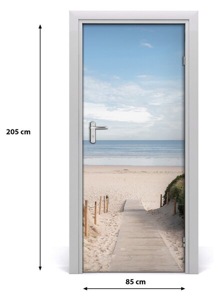 Fototapeta na dvere Chodník na pláž 85x205 cm
