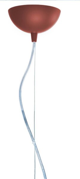 Kartell Závesné svietidlo Kabuki, bordová, Ø 50 cm, Červená, Obývacia izba / jedáleň, Plast, Dizajn, Závesné svietidlo