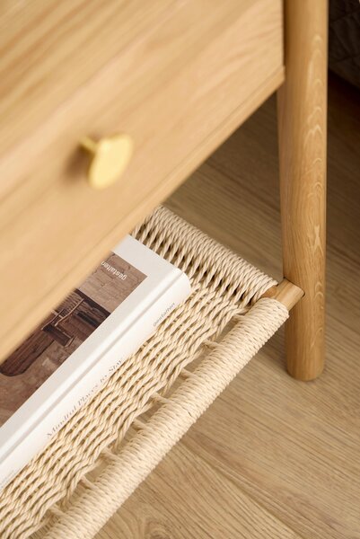 NOČNÝ STOLÍK, farba duba, 43,5/60/40 cm MID.YOU - Online Only spálne, Online Only