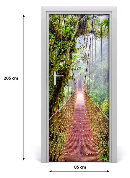 Fototapeta na dvere visiaci most 85x205 cm