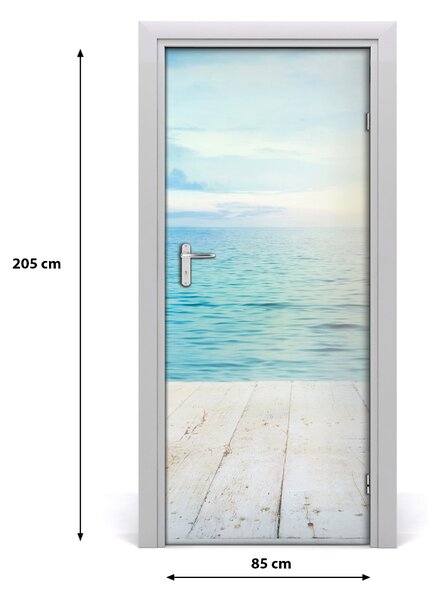 Fototapeta na dvere tropická pláž 85x205 cm