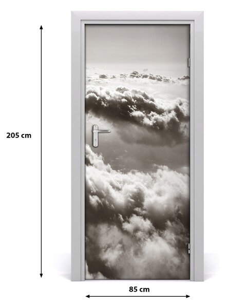 Fototapeta na dvere let nad oblaky 85x205 cm