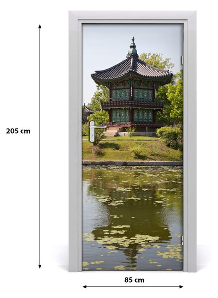 Fototapeta na dvere japonský park 85x205 cm