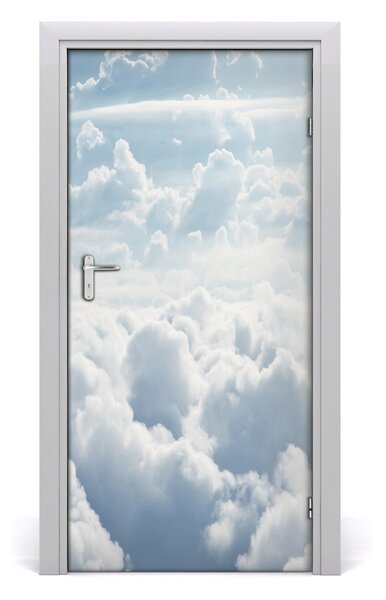 Fototapeta na dvere let nad oblaky 95x205 cm