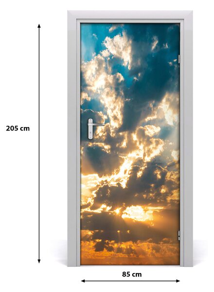 Fototapeta na dvere mraky na nebi 85x205 cm