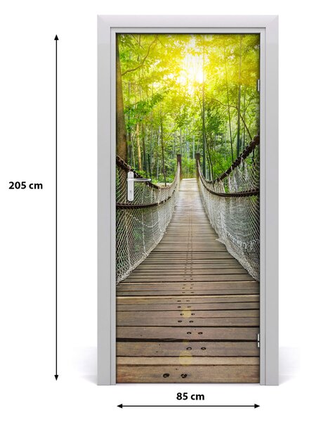 Fototapeta na dvere visiaci most 85x205 cm