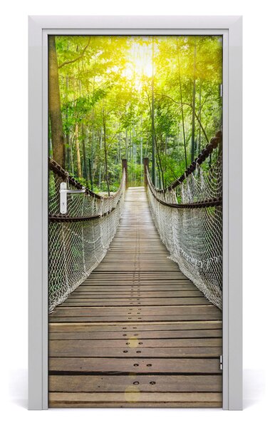 Fototapeta na dvere visiaci most 95x205 cm