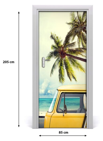Fototapeta na dvere surfing 85x205 cm