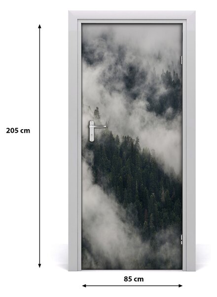 Fototapeta na dvere mrak nad lesom 85x205 cm