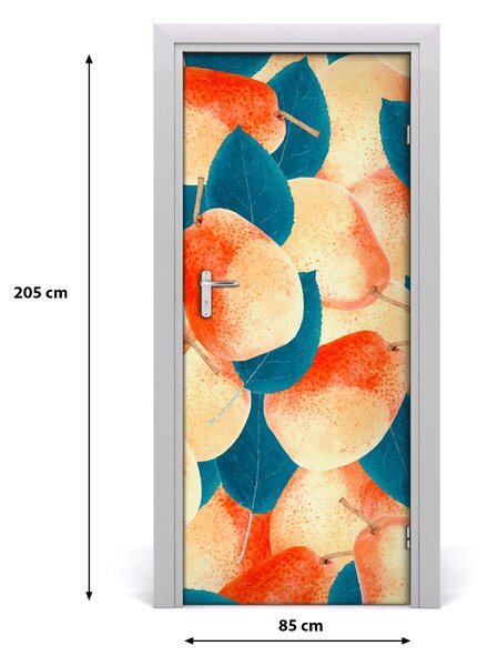 Fototapeta na dvere do domu samolepiace hrušky 85x205 cm