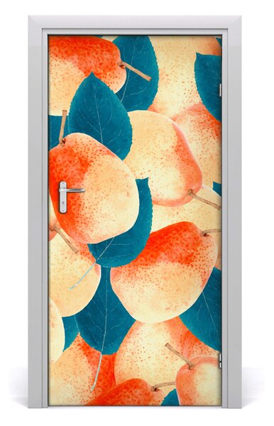Fototapeta na dvere do domu samolepiace hrušky 95x205 cm