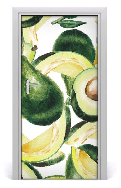 Fototapeta na dvere do domu samolepiace avokado 95x205 cm