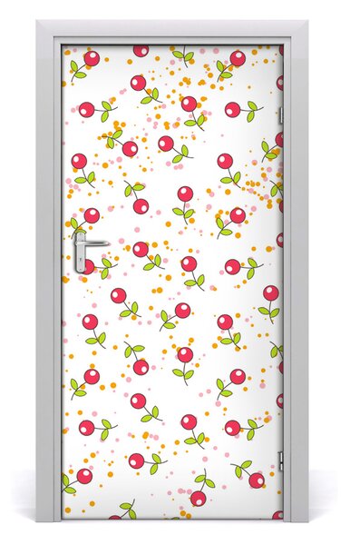 Fototapeta na dvere do domu samolepiace višne 95x205 cm