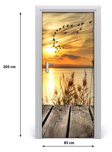 Fototapeta na dvere samolepiace západ slnka 85x205 cm