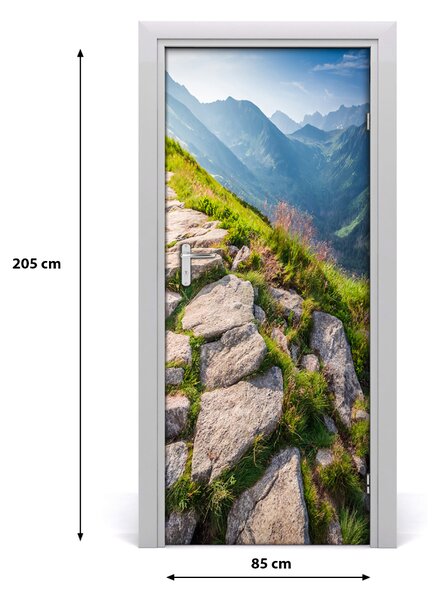Fototapeta na dvere samolepiace horská chodník 85x205 cm