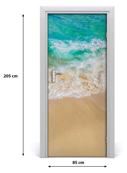 Fototapeta na dvere samolepiace pláž a more 85x205 cm