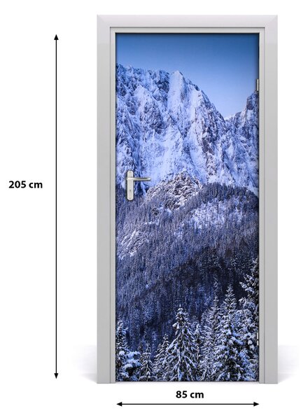 Fototapeta na dvere samolepiace tatry 85x205 cm