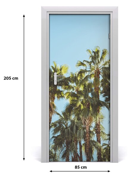Fototapeta na dvere samolepiace príroda palmy 85x205 cm
