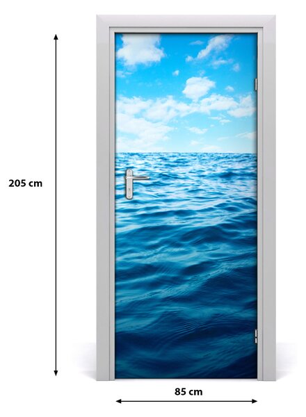 Fototapeta na dvere samolepiace morská voda 85x205 cm