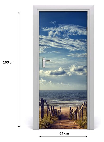 Fototapeta na dvere samolepiace chodník na pláž 85x205 cm