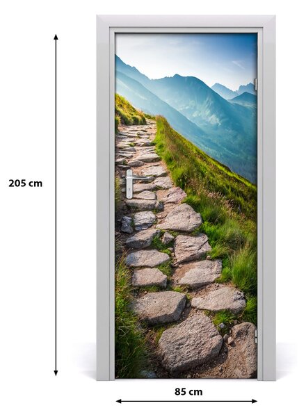 Fototapeta na dvere samolepiace horská chodník 85x205 cm