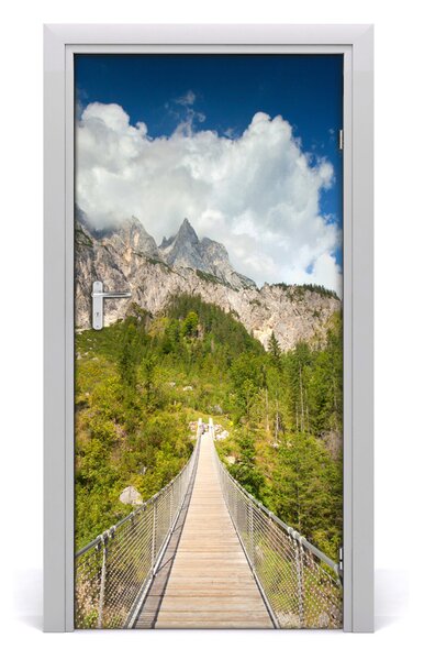 Fototapeta na dvere samolepiace visiaci most 95x205 cm