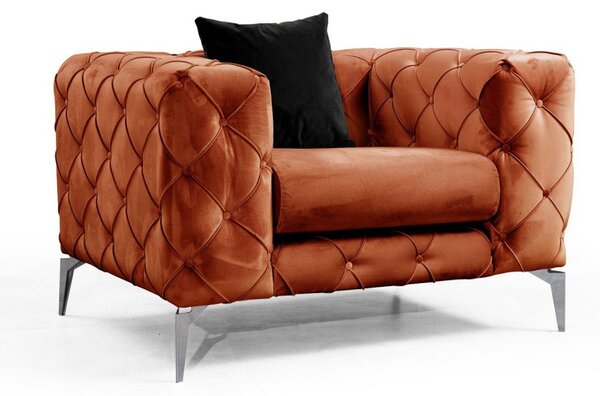 Hanah Home Kreslo Como oranžové