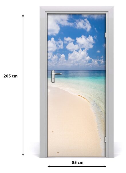Fototapeta na dvere samolepiace pláš Maledivy 85x205 cm