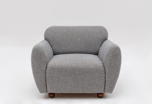 Hanah Home Kreslo Eddy sivé