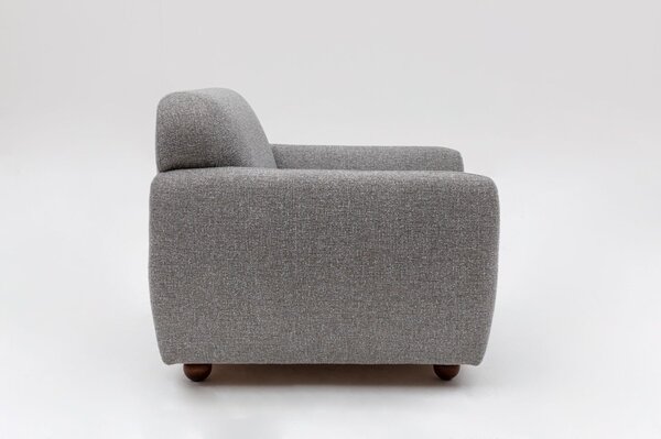Hanah Home Kreslo Eddy sivé