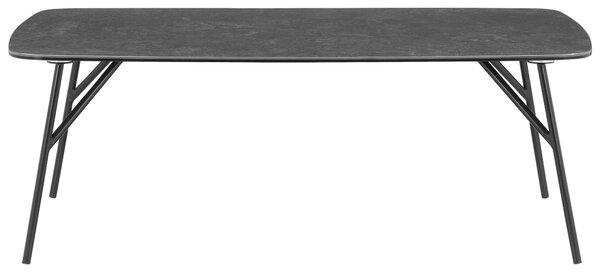 KONFERENČNÝ STOLÍK, sivá, čierna, kov, sklo, keramika, 110/60/40 cm Xora - Stolíky do obývačky, Online Only