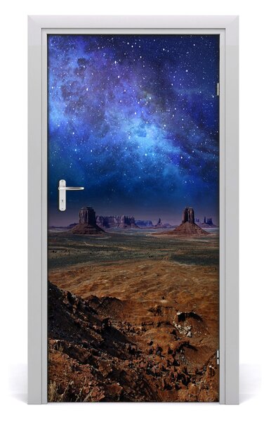Fototapeta na dvere samolepiace hviezdne nebo 95x205 cm
