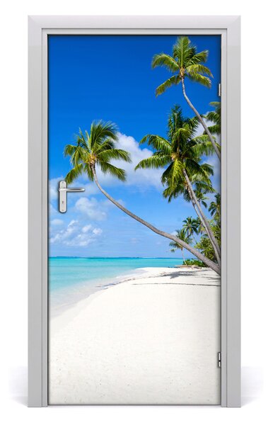 Fototapeta na dvere samolepiace tropická pláž 95x205 cm